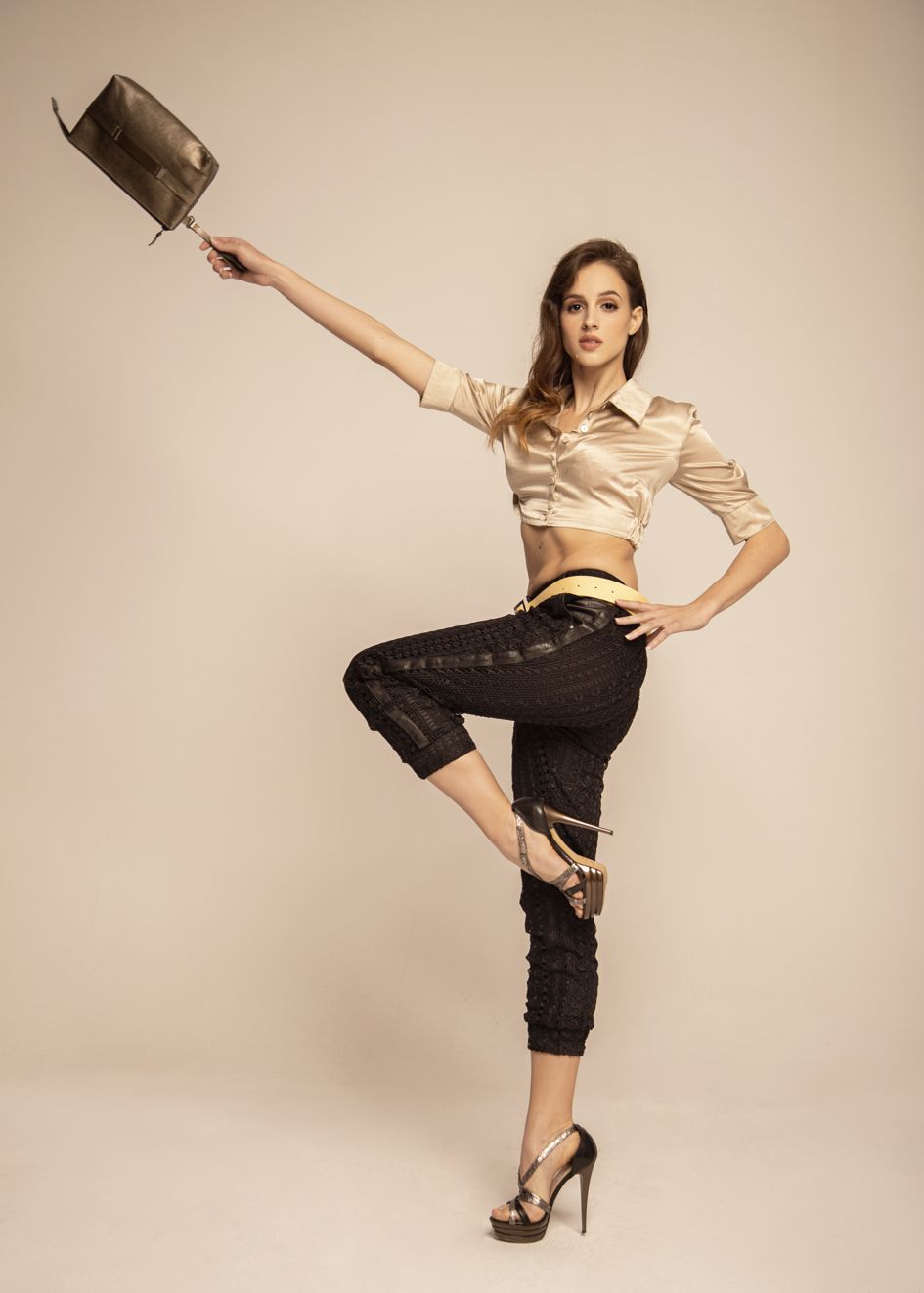 122010 LACE CARGO TROUSERS image 2
