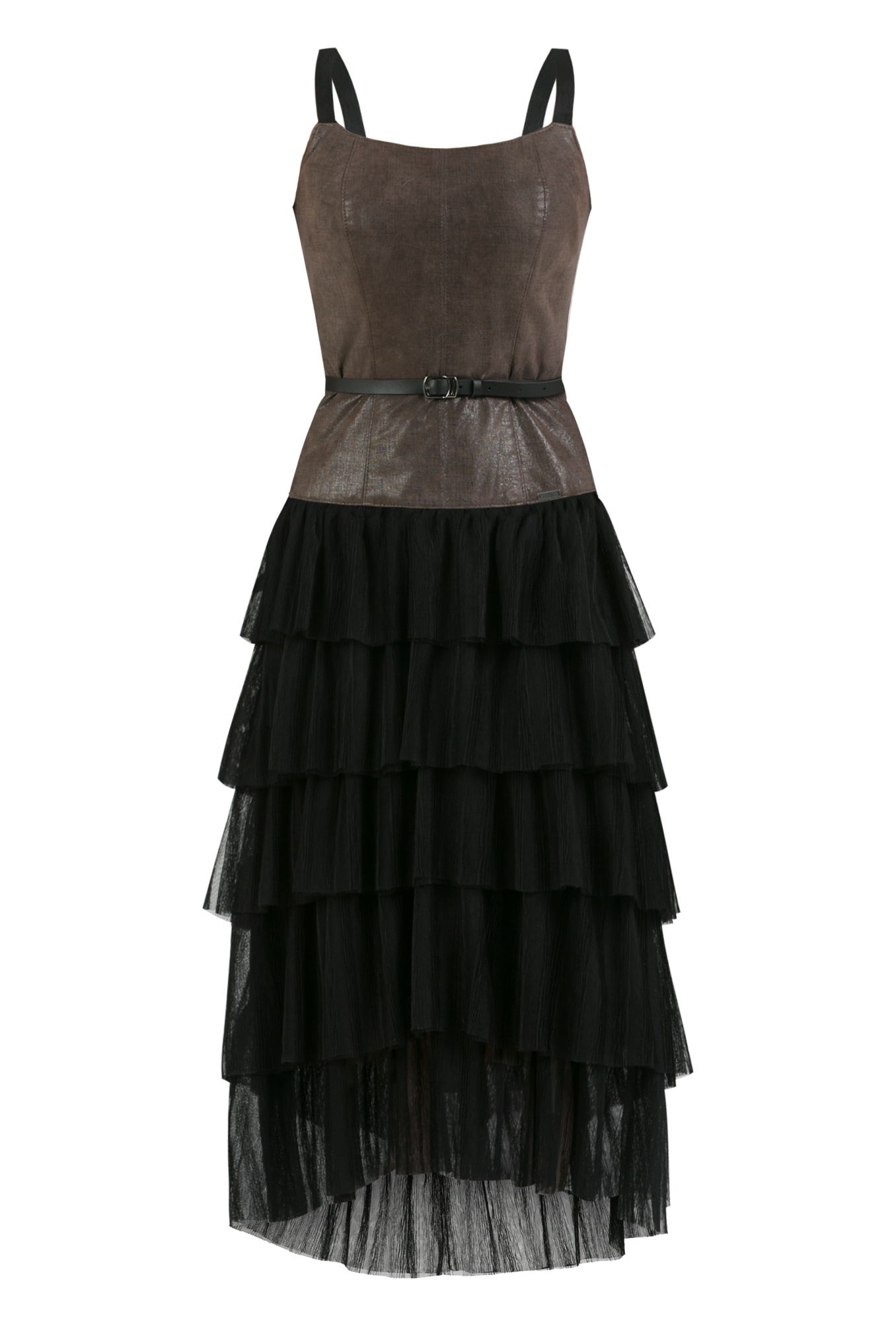 corset dress, brown corset dress, leather corset dress, brown leather dress, evening dress, brown wedding dress, brown must have dress, bestseller leather dress, bestseller corset dress