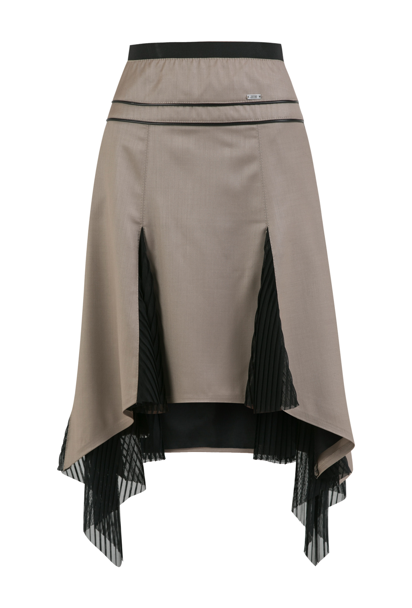 woolen skirt, beige skirt, godet skirt, flared skirt, must have skirt