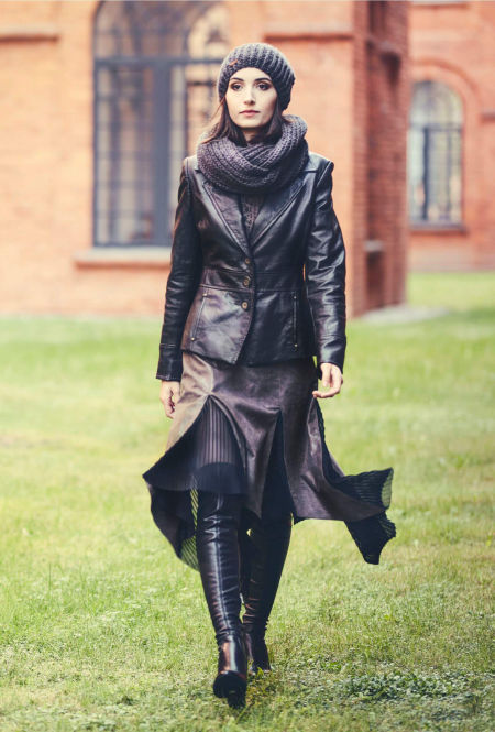 218020 Brown Handmade Hat